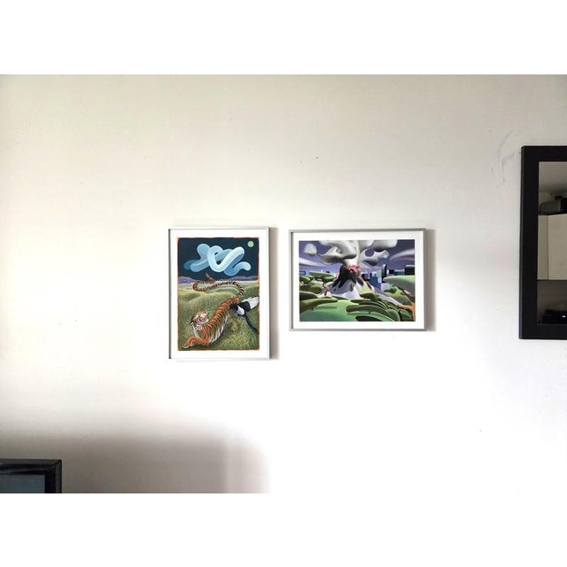 Plastic Nico Pearleyes, Subterranean Strength, 2026, Acrylic on Paper For Sale - Image 7 of 12