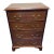 Late 19th Century Georgian Style Small Chest of Drawers For Sale