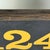 Lovely Vintage Wood and Gilt House Number Sign "1243 Main St" With Great Font For Sale - Image 4 of 10