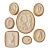 Antique Italian Grand Tour Plaster Intaglios - Set of 7 (Group #7) For Sale