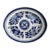 Antique Chinese Export 'Fitzhugh' Blue & White 17" Platter For Sale