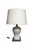Brass and Porcelain Table Lamp by Tommaso Barbi, 1980s For Sale - Image 16 of 17