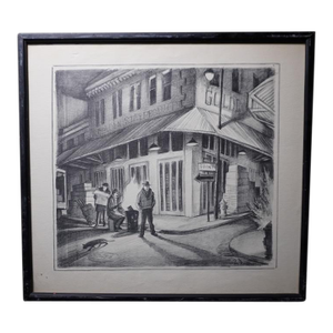 Don Freeman Artist Proof Lithograph c.1930
