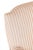 Wood French Pink Striped Linen Armchair For Sale - Image 7 of 13