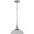 Layton 14" Pendant in Polished Nickel with Clear Glass Designer: Chapman & Myers Canopy: 5.25" Round Mounting: Chain Shade...