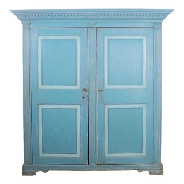 Early 19th Century Italian Painted Wardrobe For Sale