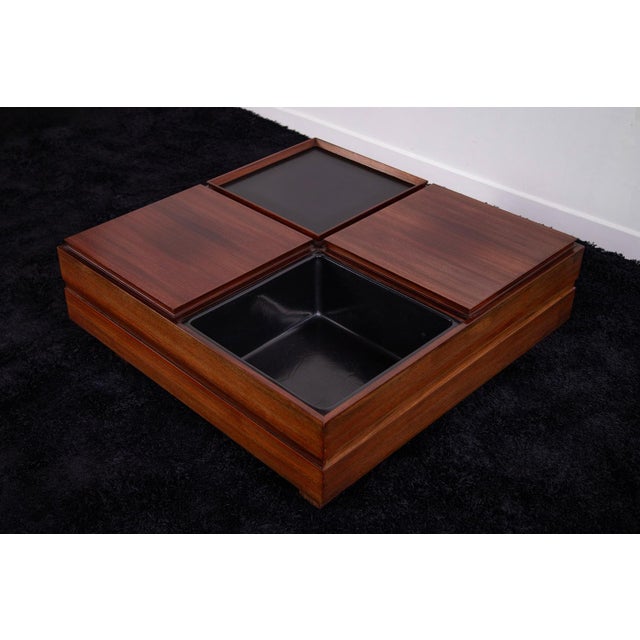 Wood Coffee Table by Carlo Hauner for Forma, 1960s For Sale - Image 7 of 18