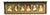 6 Pre-Raphaelite Portraits Mounted in an Oak Shelf For Sale