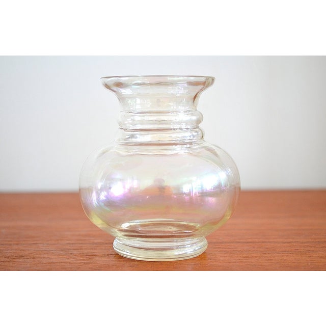 Art Nouveau Shimmering Glass Vase by Jean Beck, Munich, 1900s For Sale - Image 6 of 6
