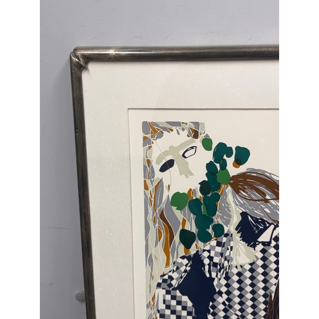 Paper Yukihiko Tajima “The Bon Festival” Limited Edition Serigraph, 58/75 For Sale - Image 7 of 12