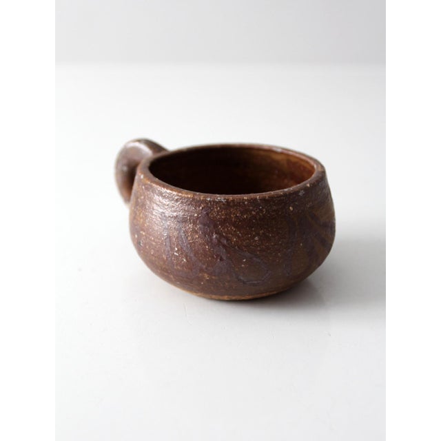 Vintage Studio Pottery Mug For Sale - Image 11 of 11