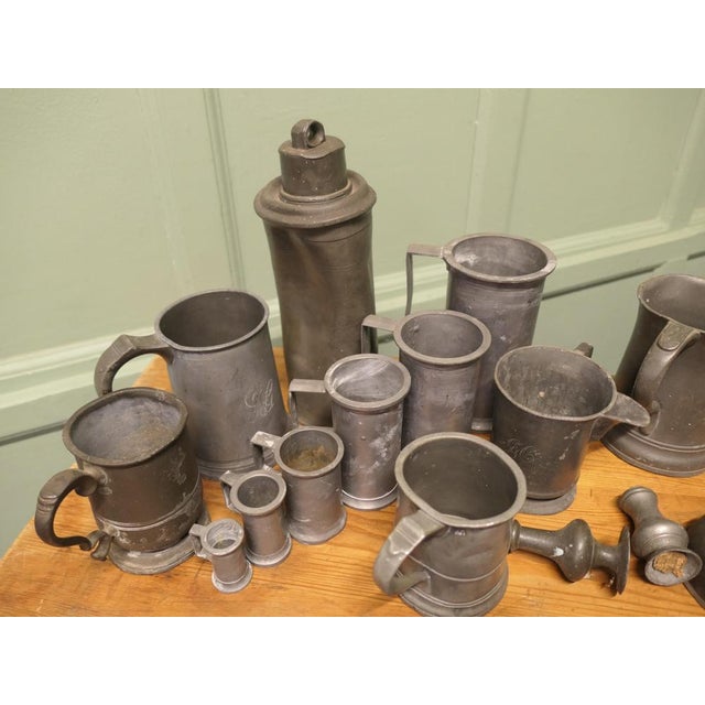 Pewter Pub Decor, 18th and 19th Century, Set of 30 For Sale - Image 3 of 9