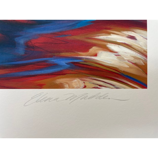 Contemporary "Evening Tide", Abstract, Iris Giclee, Artist Elena Madden For Sale - Image 3 of 5