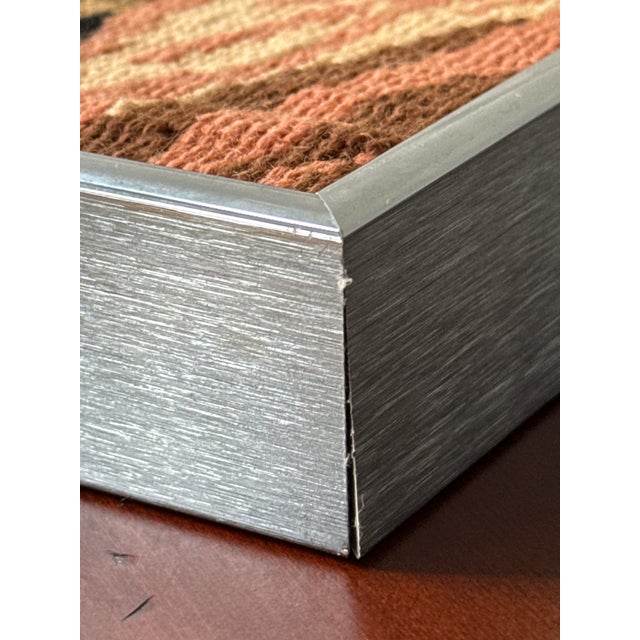 1950s Fisherman Framed Needlepoint For Sale - Image 9 of 10