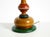 , Large 1980s Table Lamp Made of Colorful Stained Pine Wood For Sale - Image 12 of 18