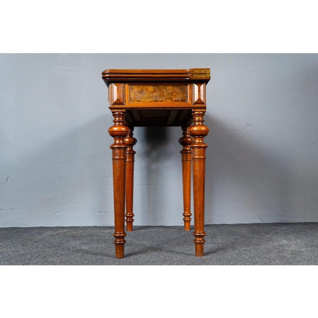Vintage Brown Console Table For Sale - Image 9 of 18