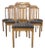 Danish Mid Century Modern Style Dining Chairs | Set of Six in Benny Linden Style For Sale
