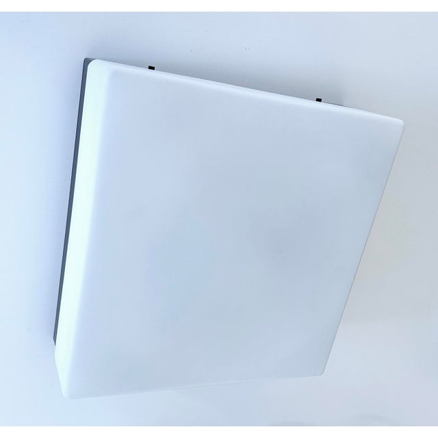 Large Vintage Glass Light from Erco, 1960s For Sale - Image 4 of 13