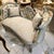 Rococo French Rococo-Style Settee – Pastel Floral Upholstery With Ornate Carved Frame For Sale - Image 3 of 3