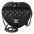 Black Quilted Lambskin CC In Love Heart Bag For Sale