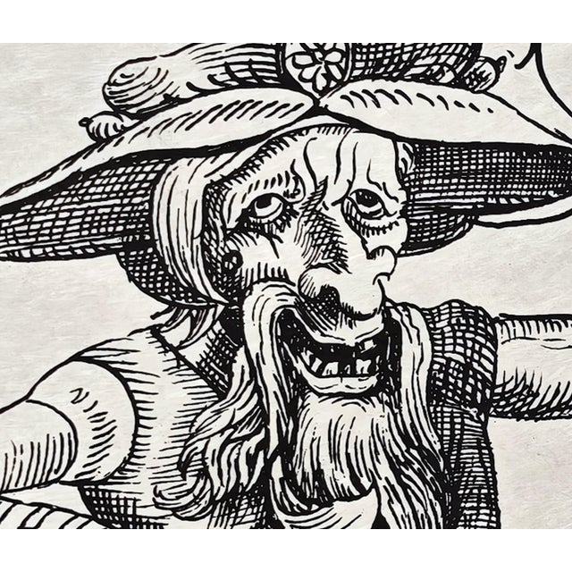 1970s Salvador Dali, Pope Jules II from Les Songes Drôlatiques de Pantagruel, Original Large Lithograph, 1973 For Sale - Image 5 of 11