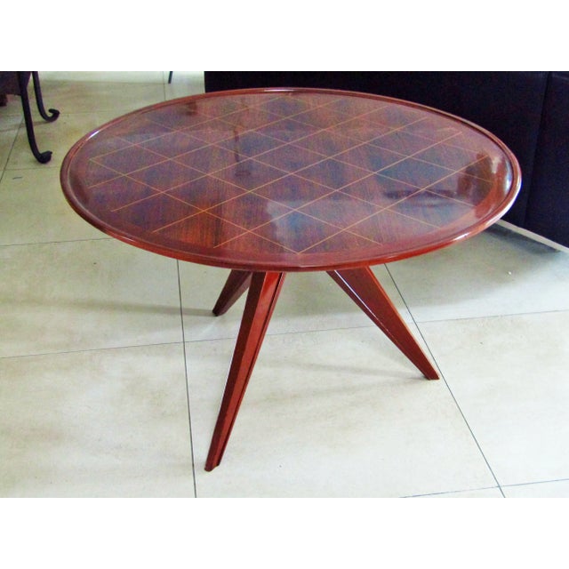 Art Deco Style Rosewood Coffee Table, 1940s For Sale - Image 11 of 11