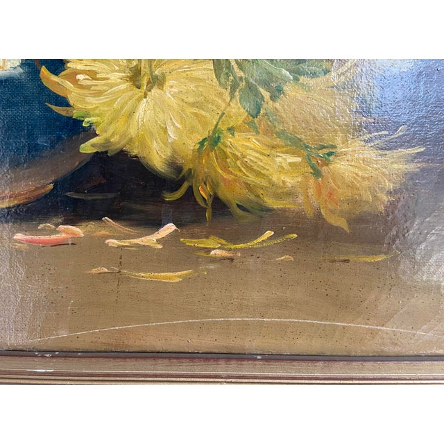 E. Coppenolle, Floral Still Life, 1800s, Oil on Canvas, Framed For Sale - Image 12 of 13