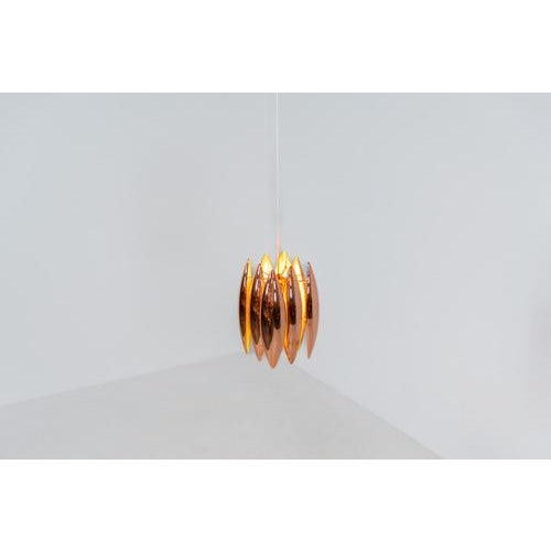 Copper Kastor Pendant Lamp by Jo Hammerborg For Sale - Image 11 of 13