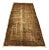 Vintage Tan Distressed Oushak Rug For Sale