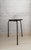 Wood Vintage Industrial Black Stool For Sale - Image 7 of 18