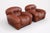 Brown Vintage Italian Chairs in Leather, 1970s, Set of 2 For Sale - Image 8 of 8