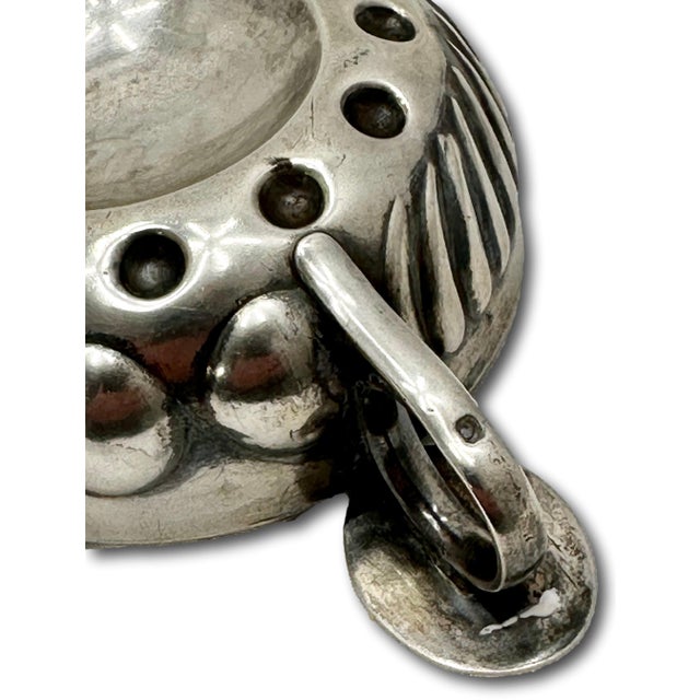 Fine Antique Hand Made French 950 High Grade Sterling Silver Wine Taster Cup by Paris Maker Adolphe Boulenger For Sale - Image 14 of 18
