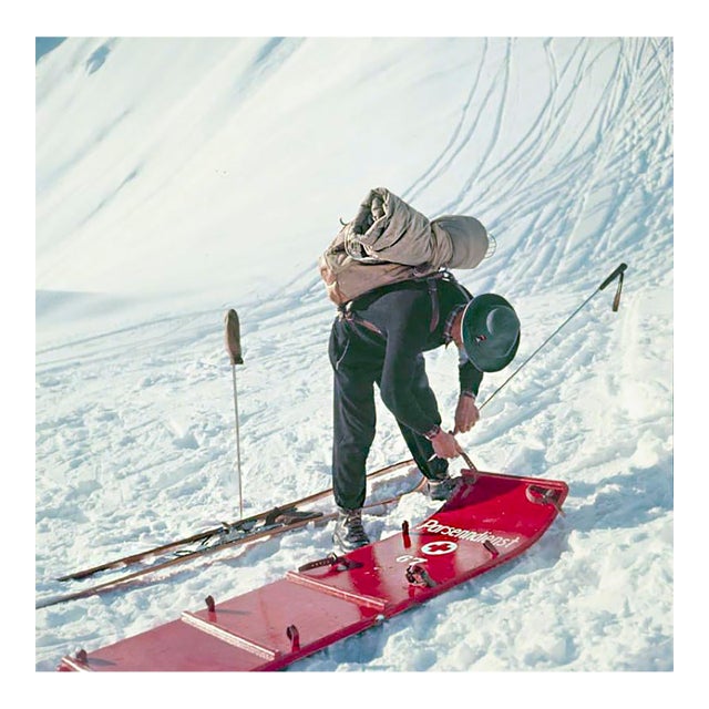 Toni Frissell 'Mountain Top' Archival Pigment Print Framed in White For Sale