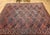 Red Vintage Turkmen Ersari in Allover Geometric Pattern in Red, Blue, Navy For Sale - Image 8 of 16