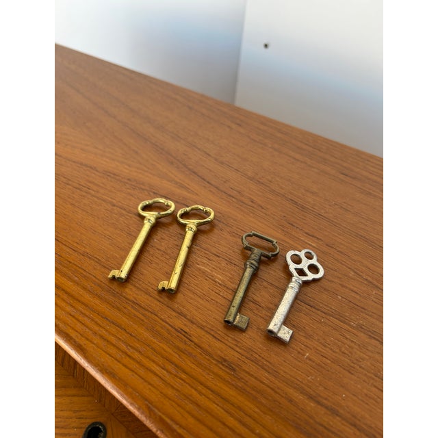 Vintage 1960s Egon Ostregaard Danish Teak Rolltop Secretary Desk / Dresser For Sale - Image 11 of 14