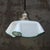 Mid-Century French Opaline Glass Pendant Light For Sale - Image 6 of 8