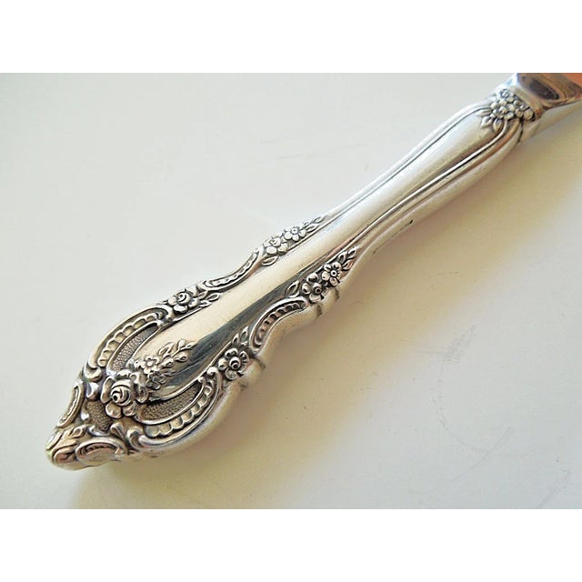Sterling silver hollow handle with stainless blade Master Butter, 6 3/4" in the pattern Mediterranea by Oneida. It is not...