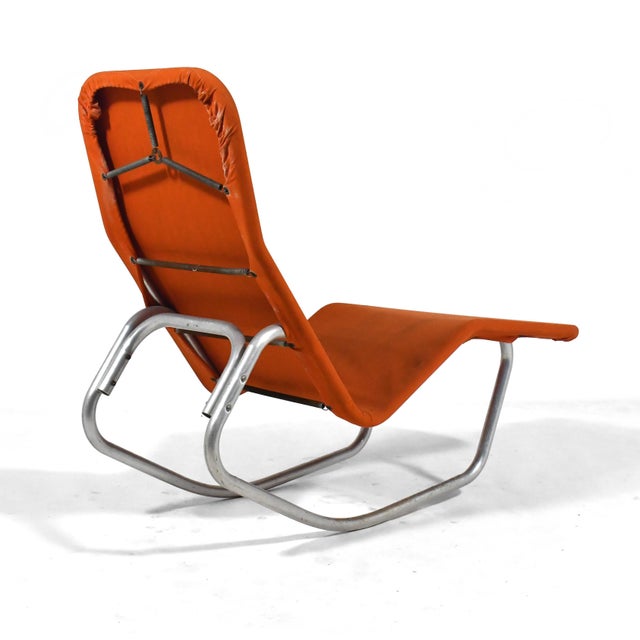 Silver John Waldheim & Edgar Bartolucci "Barwa" Chaise For Sale - Image 8 of 10