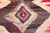 Red Nazmiyal Collection Vintage Moroccan Boucherouite Geometric Rug For Sale - Image 8 of 8