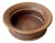 Danish Modern Stoneware Bowl with Spiral Glaze by Tue Poulsen, 1970s For Sale