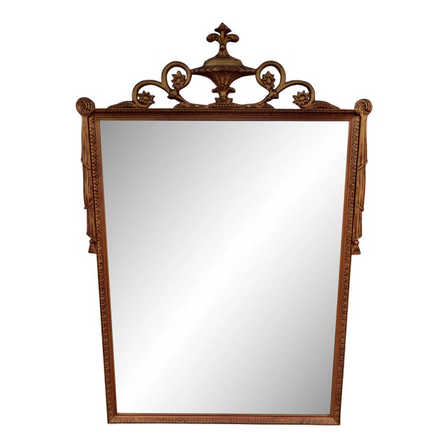 1920s Gold Mirror by Louis Bierfeld Company For Sale
