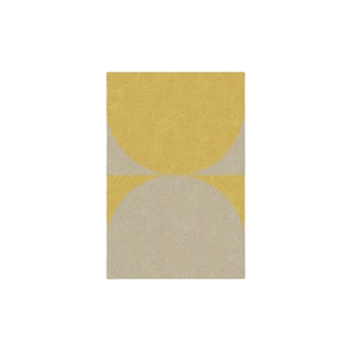 Taupe/Mustard Shape in Rug from Marqqa For Sale