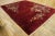 1930s Deep Red Floral Antique Chinese Art Deco Rug 8'9" X 11'4" Knotted Wool Carpet For Sale - Image 4 of 9