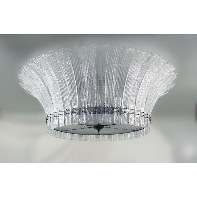 Italian 21st Century Duca Flush Mount by Fabio LTD For Sale - Image 3 of 7