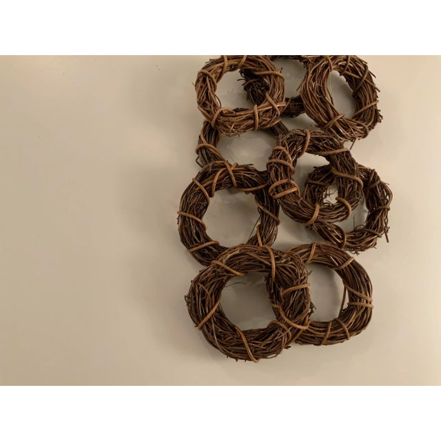 1980s Vintage Grapevine Napkin Rings - Set of 10 For Sale - Image 5 of 9