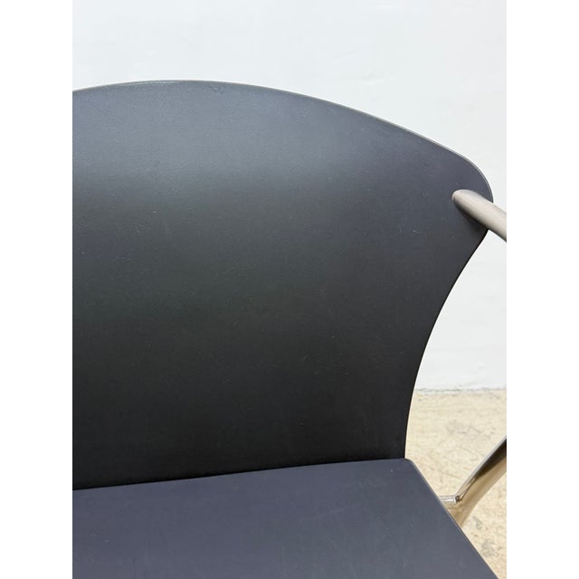 Erla Sólveig Óskarsdóttir E5400 Betsy Black Stackable Chair for Bernhardt, 2000s For Sale - Image 9 of 17