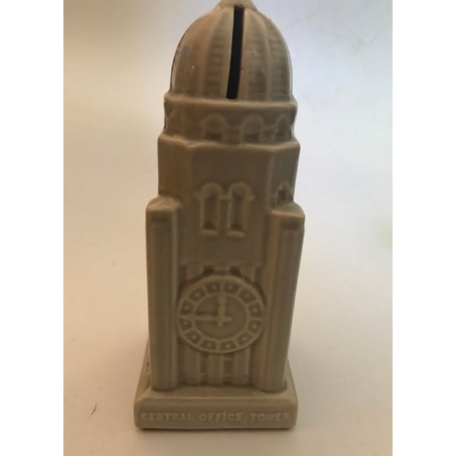 1950s 1954 Nyc Williamsburg, Brooklyn Bank Building Coin Bank For Sale - Image 5 of 11