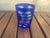 Vintage 1960's set of 4 Czech tumblers leaf pattern cobalt blue design. I have never used them and purchased them in the...