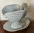 Wedgwood Wedgwood Gray Drabware Pottery Centerpiece - Nautilus Sea Shell Compote Tureen With Clam Shell Under Tray For Sale - Image 4 of 12