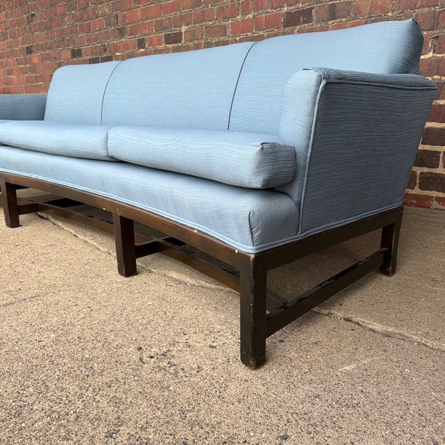 Curved Sofa Highest Quality Mid-Century Modern Sofa Dunbar Probber Attribution For Sale - Image 4 of 12